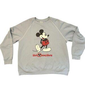 Disney Mickey Mouse pale blue sweatshirt XL